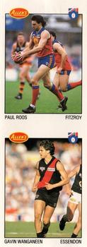 1994 Allen's Double Up Series #C253-021 Paul Roos / Gavin Wanganeen Front